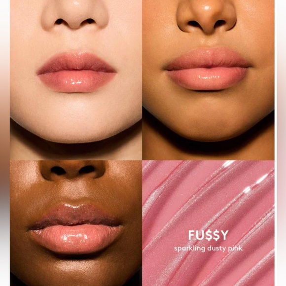 Brand New Fenty Beauty Gloss Bomb Oil in Fu$$y (sparkling, dusty pink) - Picture 2 of 7